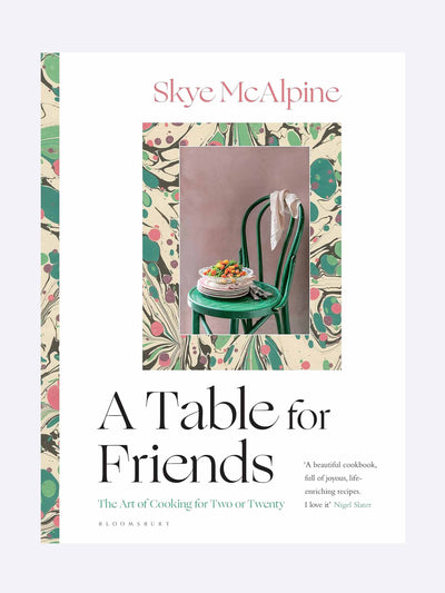 Waterstones A Table for Friends cookbook at Collagerie