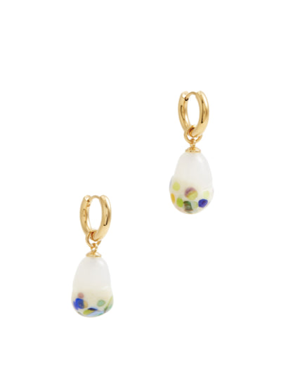 Sandralexandra XS glass baroque pearl zero waste earring at Collagerie