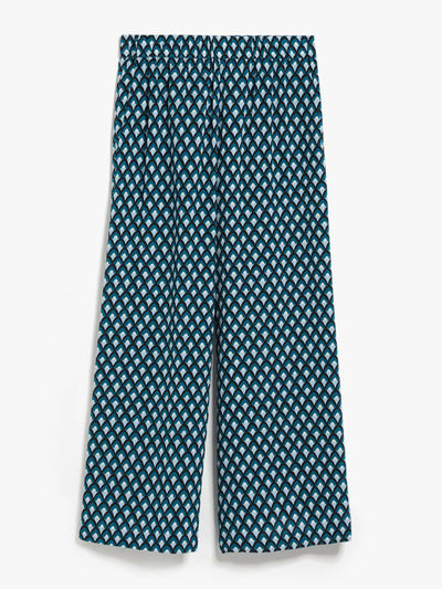 Weekend Max Mara Cropped silk trousers at Collagerie