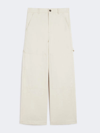 Weekend Max Mara Cotton drill workwear trousers at Collagerie