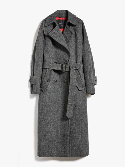 Weekend Max Mara Harris tweed coat at Collagerie