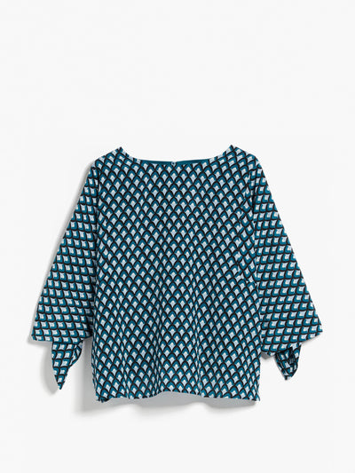 Weekend Max Mara Printed silk blouse at Collagerie