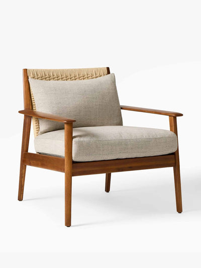 West Elm Chadwick Show wood armchair at Collagerie