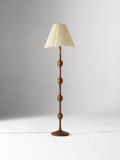 West Elm Pierce & ward ribbed wood floor lamp at Collagerie