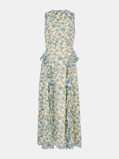 Whistles Shaded floral nellie dress at Collagerie