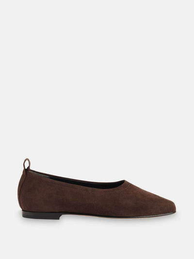 Whistles x ESSEN Chocolate ballet flats at Collagerie