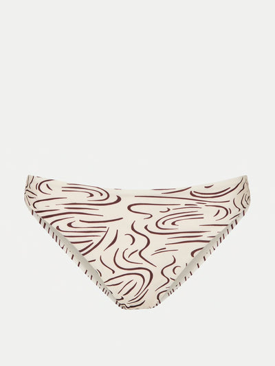 Whistles The longing wave print bikini brief at Collagerie