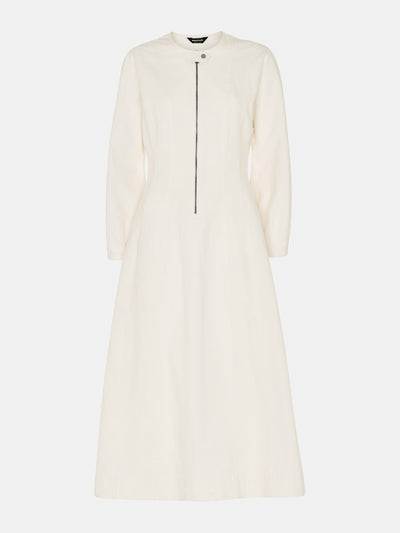 Whistles Denim zip detail dress at Collagerie