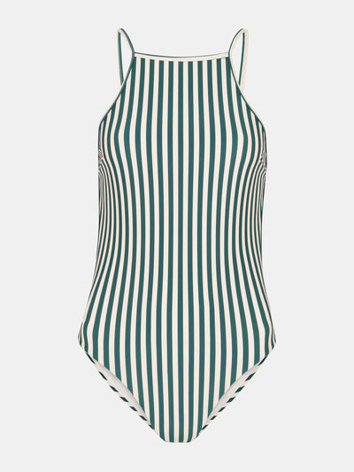 Whistles Stripe swimsuit at Collagerie