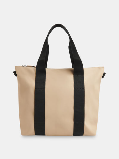 Rains Taupe tote bag at Collagerie