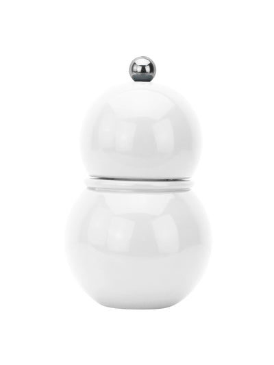 Addison Ross White Chubbie salt and pepper grinder at Collagerie