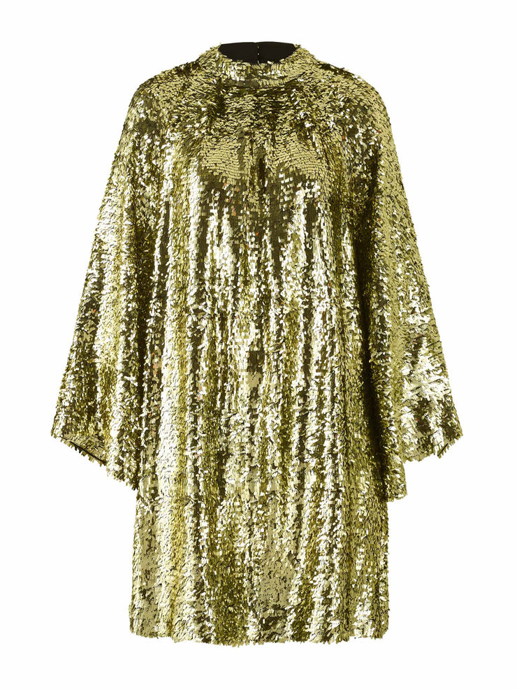Glitterball gold dress