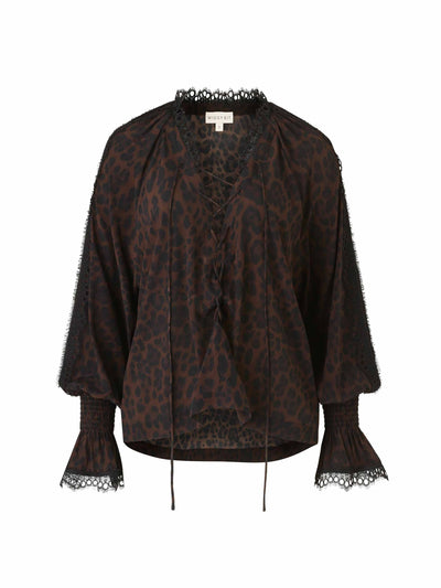 Wiggy Kit Leopard pirate shirt at Collagerie