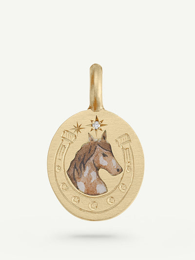 Cece Jewellery Wild horse charm at Collagerie