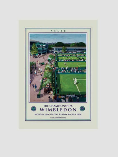 Wimbledon Official vintage Wimbledon poster at Collagerie