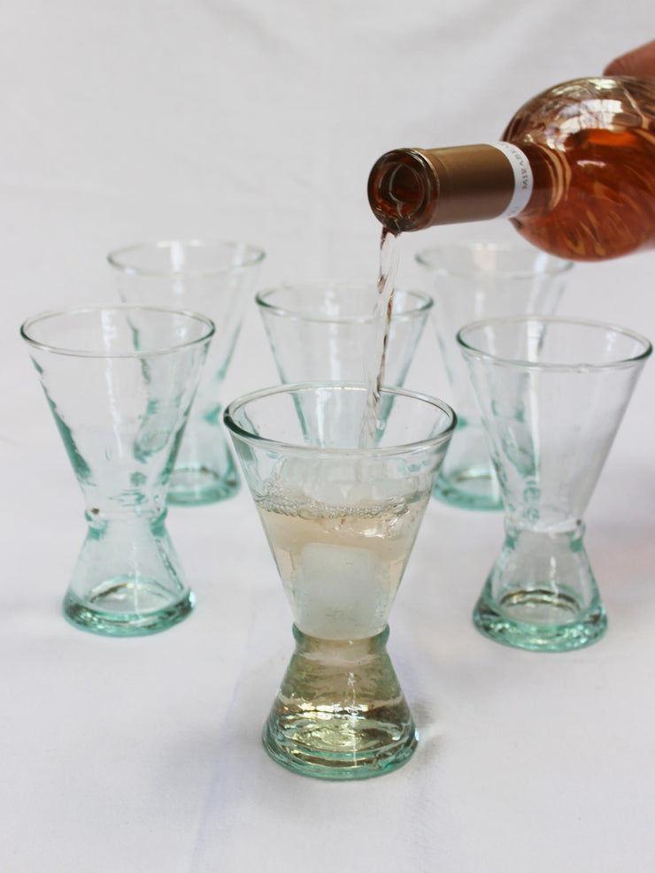 Pyramid wine glasses (set of 6)