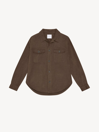 With Nothing Underneath Stow overshirt at Collagerie