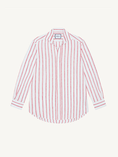 With Nothing Underneath The Boyfriend in red stripe at Collagerie