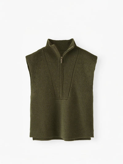 Wrap London Sleeveless sweater at Collagerie