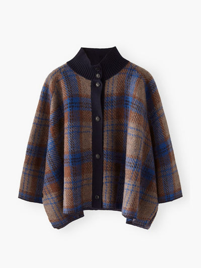 Wrap London Knitted cape at Collagerie
