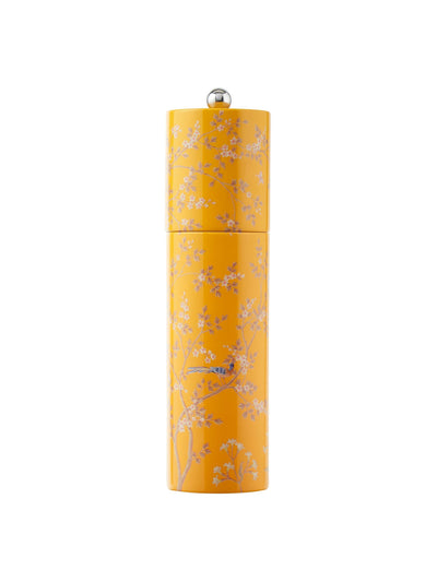 Addison Ross Yellow chinoiserie salt and pepper mill at Collagerie