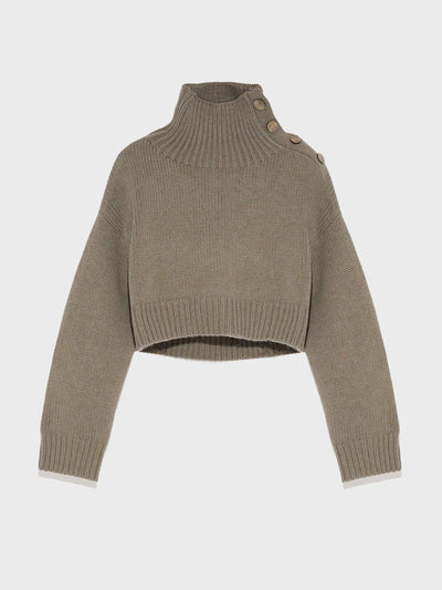 Yves Salomon Cropped knit jumper at Collagerie