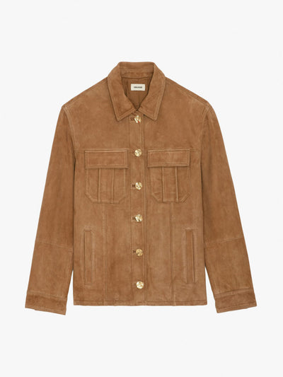 Zadig&Voltaire Kuba suede jacket at Collagerie