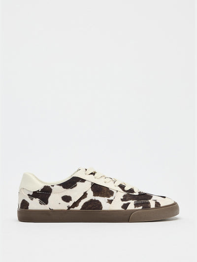 Zara Animal print trainers at Collagerie