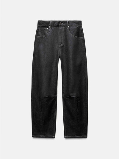 Zara ZW Collection balloon mid-waist jeans at Collagerie