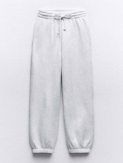 Zara Basic grey joggers at Collagerie