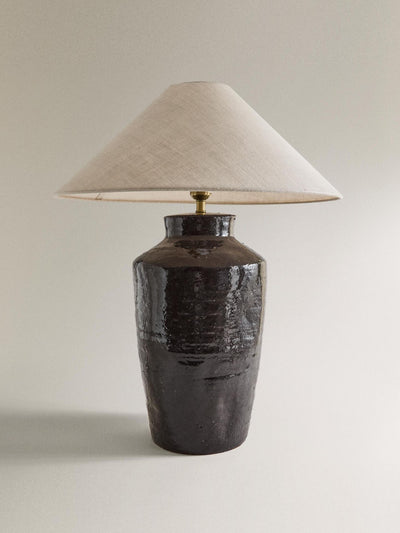 Zara Home Ceramic table lamp at Collagerie