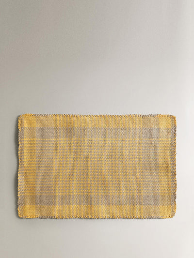 Zara Home Checked paper placemat at Collagerie