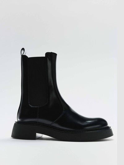 Zara Chelsea ankle boots at Collagerie