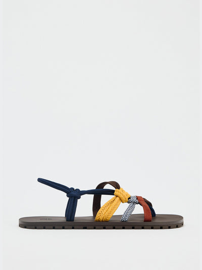Zara Coloured strappy sandals at Collagerie