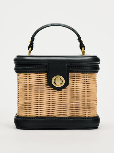 Zara Contrast basket bag at Collagerie