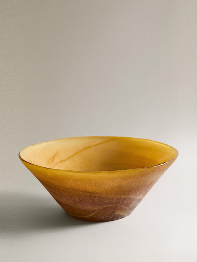 Zara Home Contrast glass serving dish at Collagerie