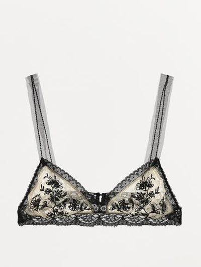 Zara Contrast lace bralette at Collagerie