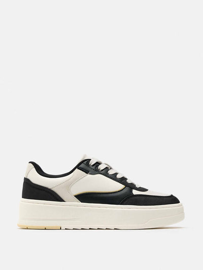 Zara Contrast trainers at Collagerie