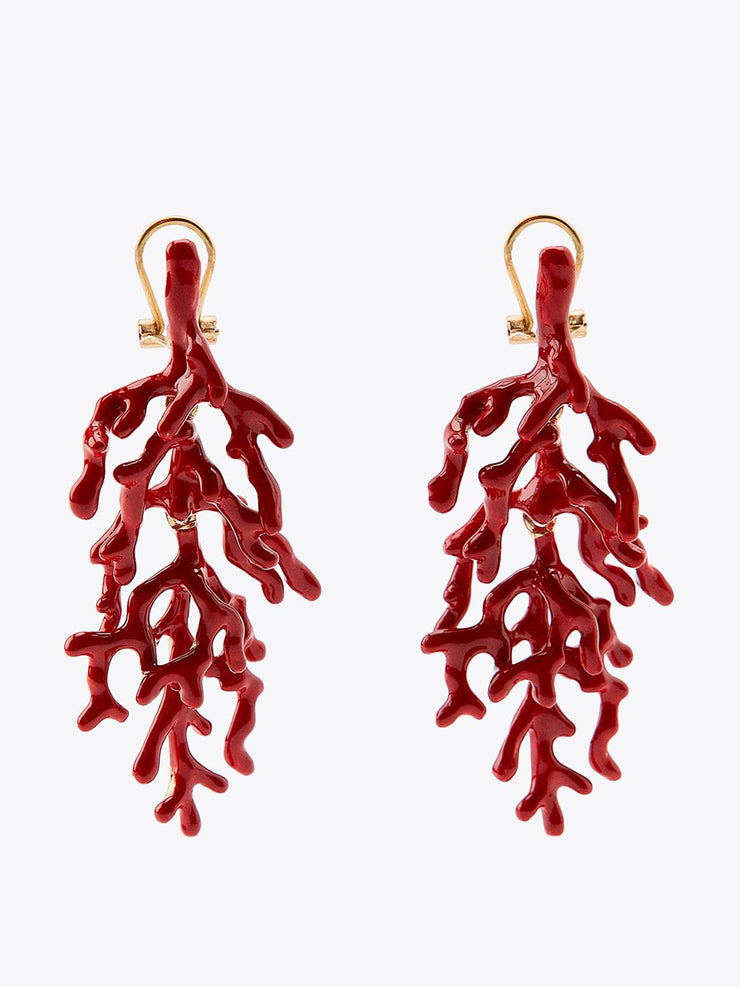 Coral earrings Jewellery and Watches Zara - Collagerie