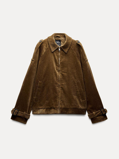 Zara Corduroy jacket at Collagerie