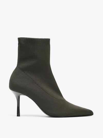 Zara Fabric ankle boots at Collagerie