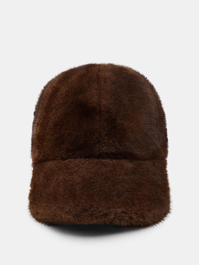 Zara Faux fur cap at Collagerie