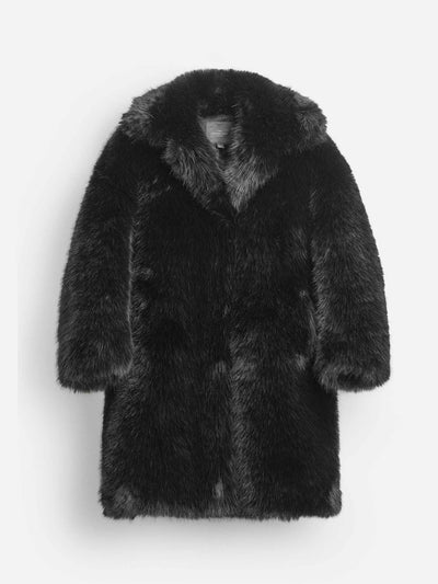 Zara X Stefano Pilati Faux fur coat at Collagerie