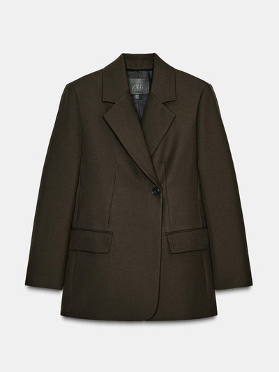 Zara Fitted blazer zw collection at Collagerie