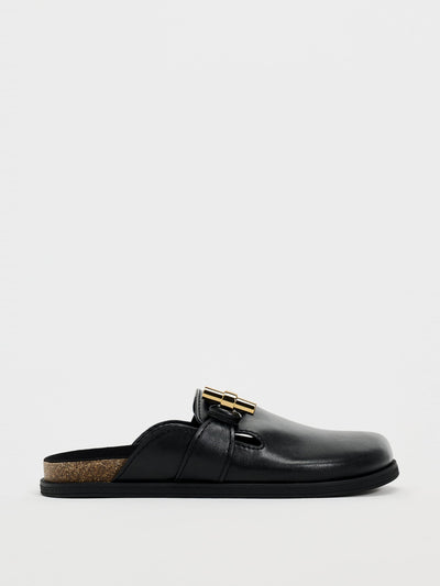 Zara Flat clogs with buckle at Collagerie