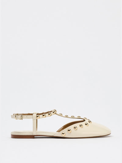 Zara Flat shoes with studs at Collagerie