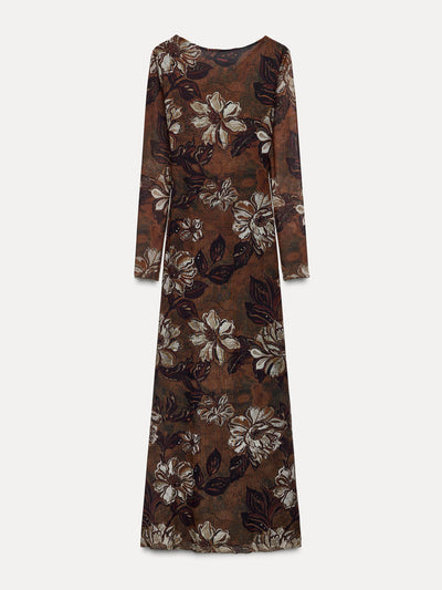 Zara Printed tulle dress at Collagerie