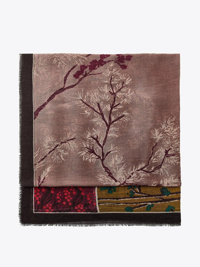 Zara Floral print scarf at Collagerie