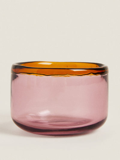 Zara Home Rimmed glass bowl at Collagerie