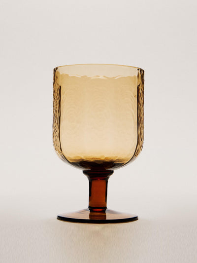 Zara Home Hammered wine glass at Collagerie